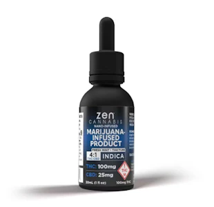Zen - Tincture (100mg-25mg) Thc/Cbd-(I)
