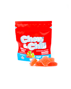 Chew & Chill - Chew & Chill Fruit Punch Nano Gummies 100mg