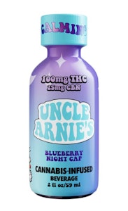 UNCLE ARNIE'S - [UNCLE ARNIE'S] Shot - 100mg - THC:CBN 4:1 Blueberry Nightcap 