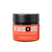 Sour Strawberry Peach 2:1 CBD:THC Gummy 10pk - 100mg