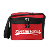 Rio Vista Farms Red/Black 6-Can Cooler