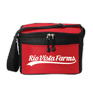 Rio Vista Farms - Rio Vista Farms Red/Black 6-Can Cooler