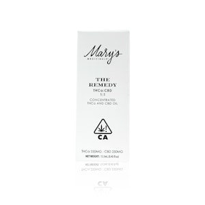 MARY'S MEDICINALS - MARY'S MEDICINALS - Tincture - The Remedy - THCA:CBD - 500MG