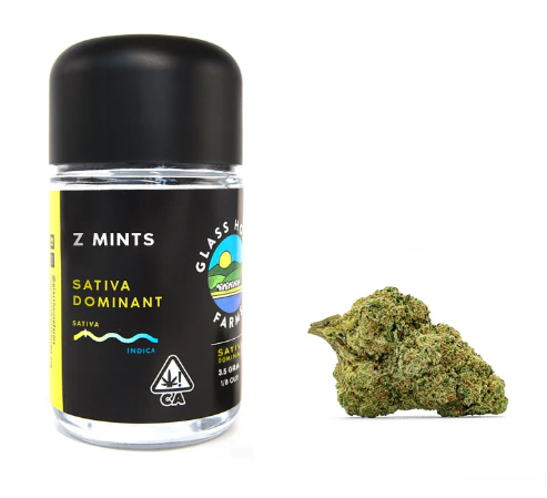 Glass House Farms - Glass House Z Mints Flower (S) 3.5g Main Image