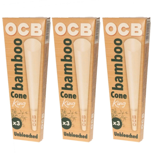 Bamboo Cones, King Size, 3 pack