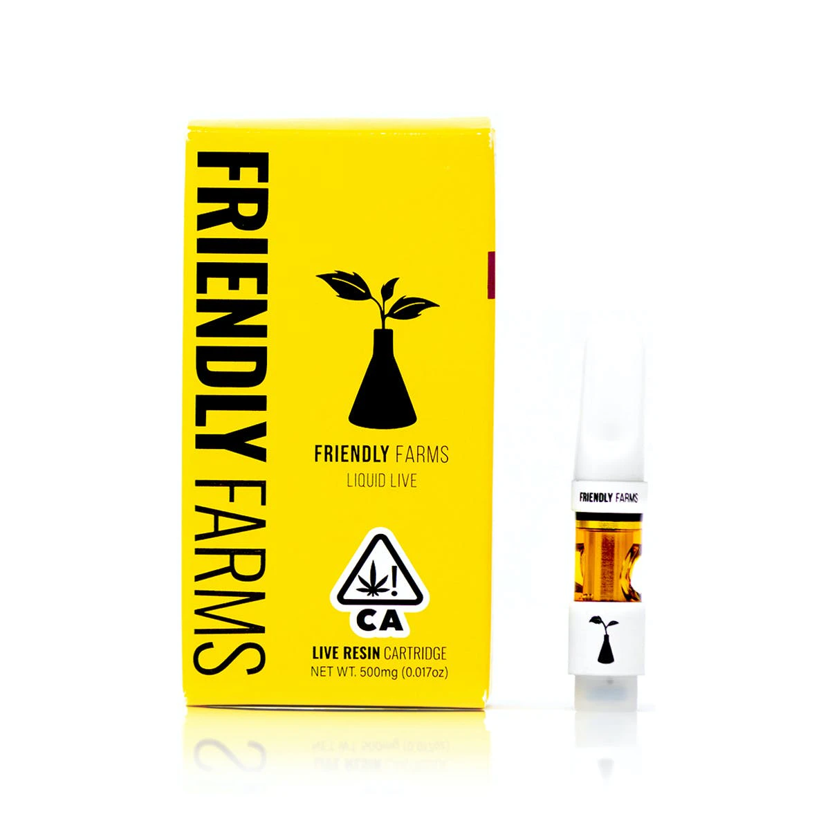 Friendly Farms - Live Resin Cart. - Fire OG (1g) Main Image