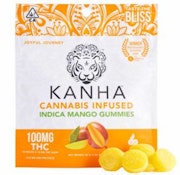 [Kanha] THC Gummies - 100mg - Mango (I)