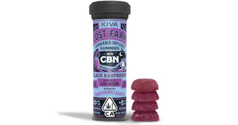 Lost Farm - Black Raspberry 2:1 THC:CBN Northern Lights Live Resin Gummies - 150mg