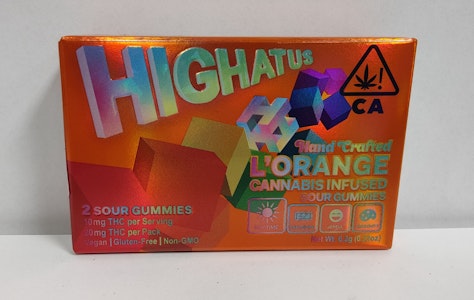 L'Orange 20mg THC Gummies 2pk - Highatus