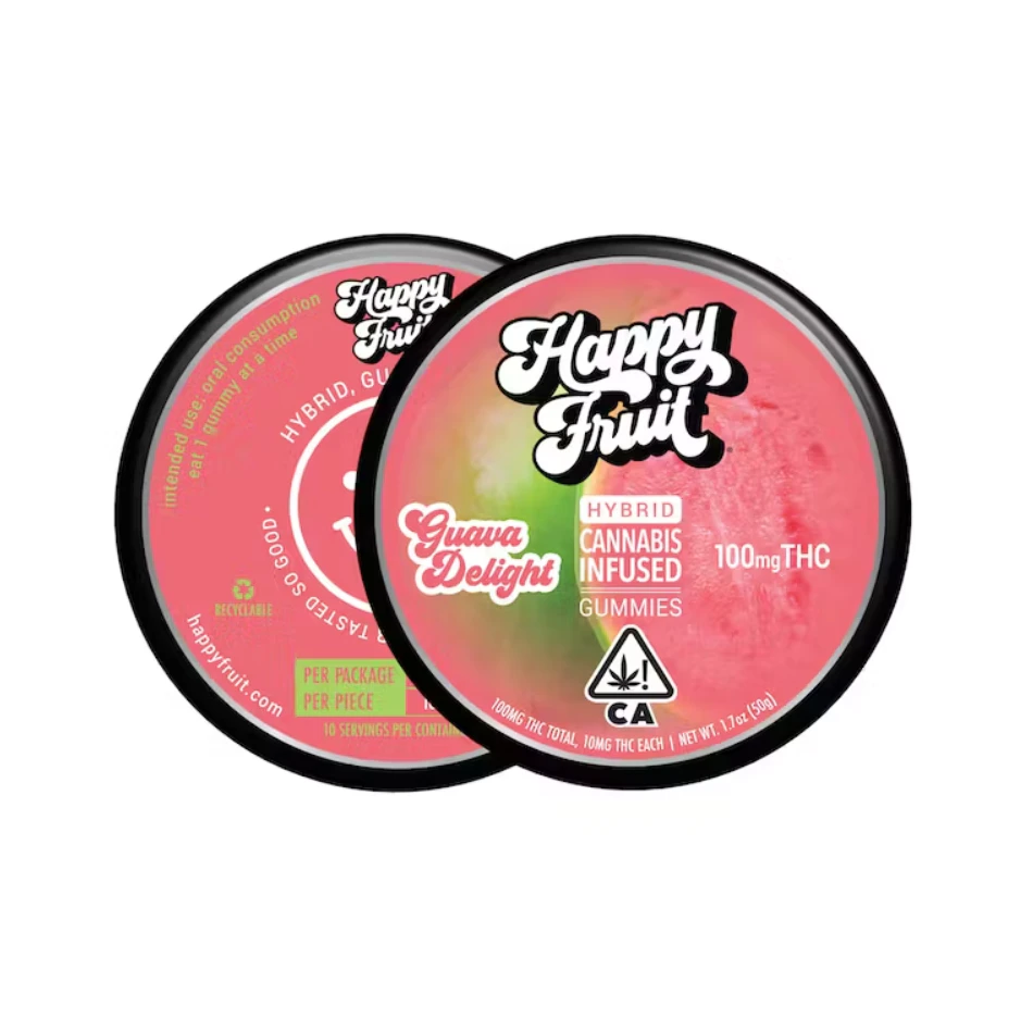 Happy Fruit - GUAVA DELIGHT GUMMIES 100MG - HAPPY FRUIT Main Image