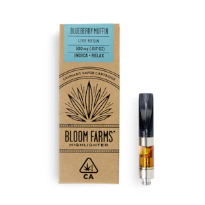 Bloom Farms - Bloom Farms - Blueberry Muffin - 1g Live Resin Cartridge 