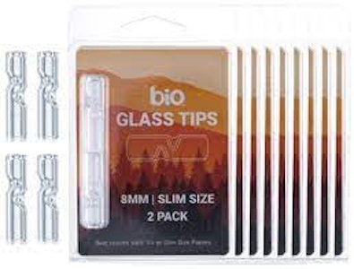 CANNALEAN - Bio Glass Tip 2pk | 8mm 