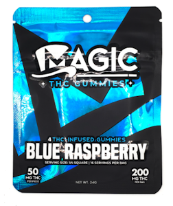 Magic - Magic - Blue Raspberry Chews 200MG (4x50MG)