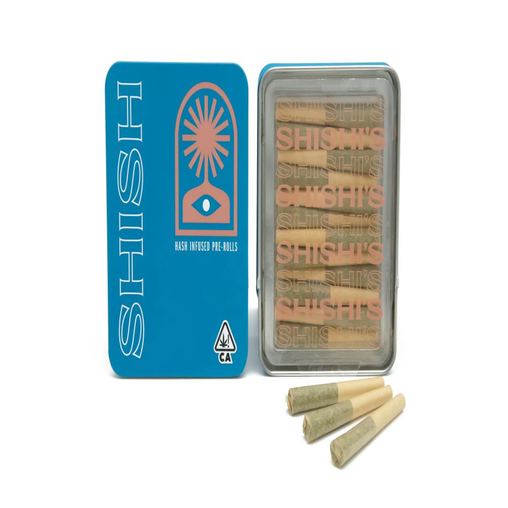 Shish - 12pk- GMO X GMO - Mini Hash Joints - 3.6g (IH) - Shish Main Image