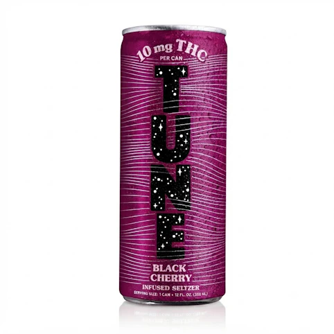 Tune - Black Cherry | 10mg THC 12oz Infused Seltzer  (Drink)  -Back Fridge Top