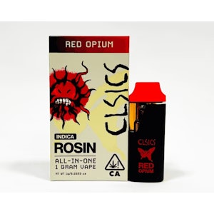 CLSICS - AIO - Red Opium - Live Rosin - 1g (I) - CLSICS