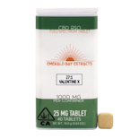 1,000mg HIGH 30:1 CBD Valentine X Tablets (25mg - 40 Pack) - Emerald Bay Extracts