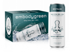 Embodydgreen Sparkling CBD Drink - Six Packs