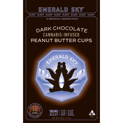 Emerald Sky | Dark Chocolate | Sleep CBN | Peanut Butter Cups