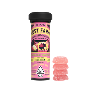 LOST FARM - Strawberry Lemonade (Live Resin Infused) Gummies - (S) 100mg - Lost Farms