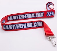 Enjoy The Farm Logo Lanyard
