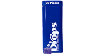 Drops - Black Currant 1:1:1 CBD:CBN:THC Live Rosin Gummies - 300mg