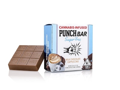 Punch Edibles - Punch Edibles - 100mg Sugar Free Bar - Cappuccino Milk Chocolate 