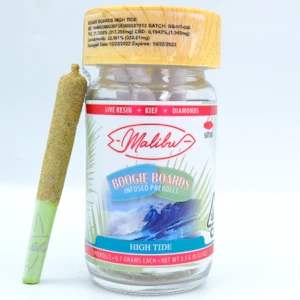 Malibu - High Tide Boogie Board 3.5g 5ct Infused Pre-Rolls - Malibu