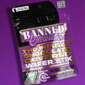 DOUBLE CHOCOLATE COVERED WAFER STICKS 200MG | 3 PACK