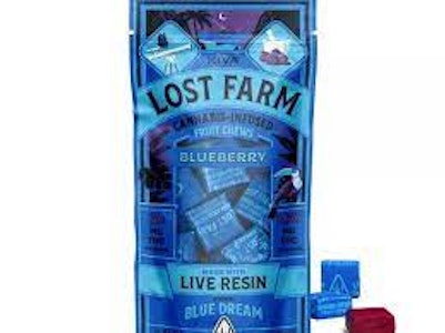 LOST FARM - [LOST FARM] LIVE RESIN CHEWS - 100MG - BLUEBERRY X BLUE DREAM