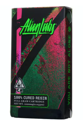 Alien Labs Xeno Cured Resin 1.0g Cart Los Angeles Dispensary Menu