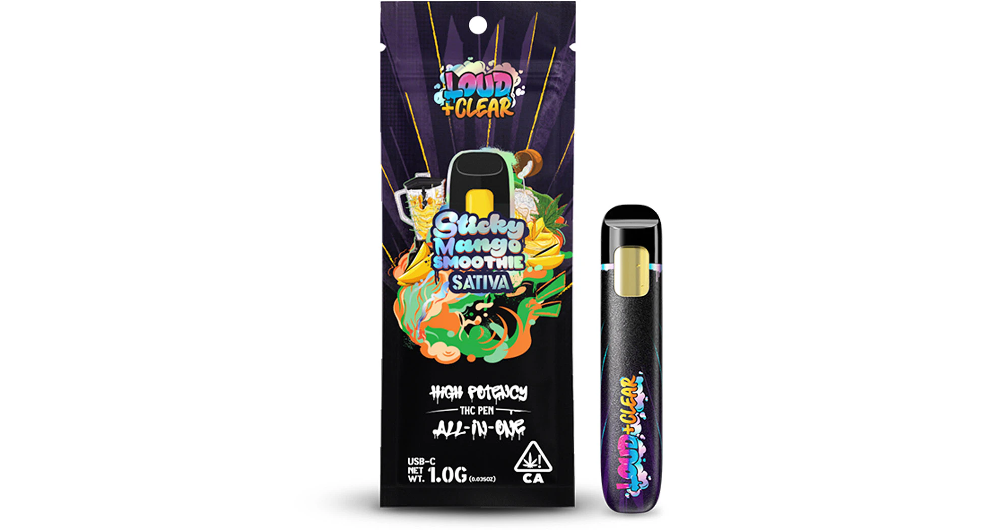 Loud+Clear - Loud + Clear - Sticky Mango Smoothie AIO - 1g Main Image