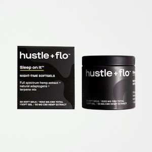 Hustle + Flo - Hustle+Flo - CBD Sleep on it Softgels - 1500mg