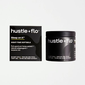 Hustle + Flo - Hustle+Flo - CBD Sleep on it Softgels - 1500mg - CBD