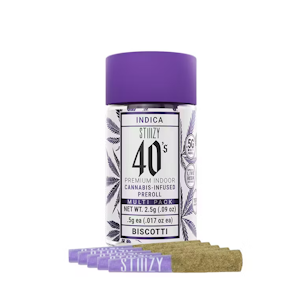 STIIIZY - Stiiizy - 2.5g Infused Prerolls - Biscotti