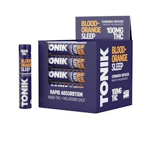TONIK - Blood Orange ( Sleep ) THC Infused Melatonin Vitamin Shot - 100mg