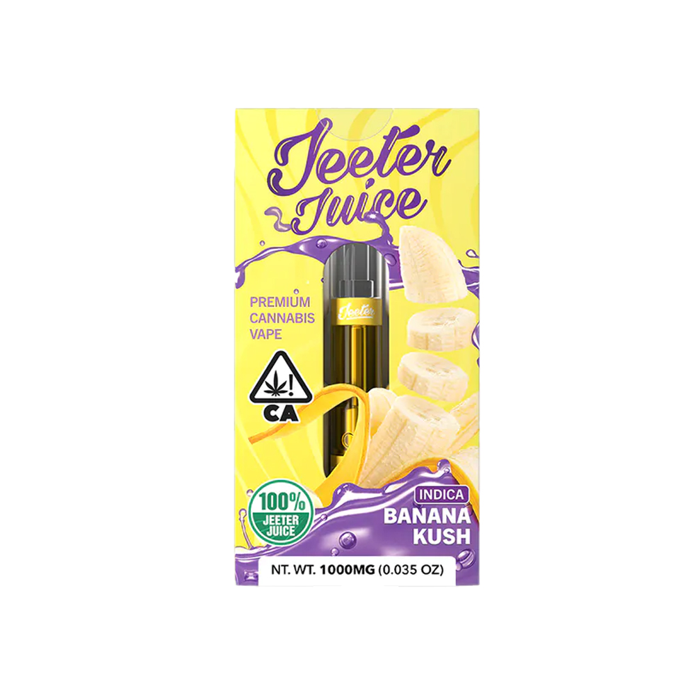 Jeeter Juice 1g Vape Cartridge Banana Kush Cannabis D...