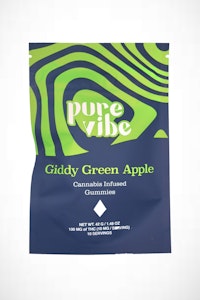 Pure Vibe - Pure Vibe - Giddy Green Apple - 100mg