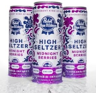 Pabst - [Pabst] Seltzer - 15mg -  Midnight Berries 10:3:2 (THC/CBN/CBD )