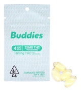 Buddies: 100mg Capsules (4x25mg)