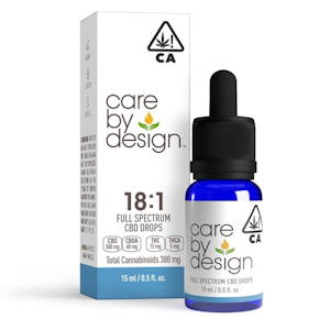 CARE BY DESIGN - Care By Design | 18:1 CBD Drops | Tincture | 15ml