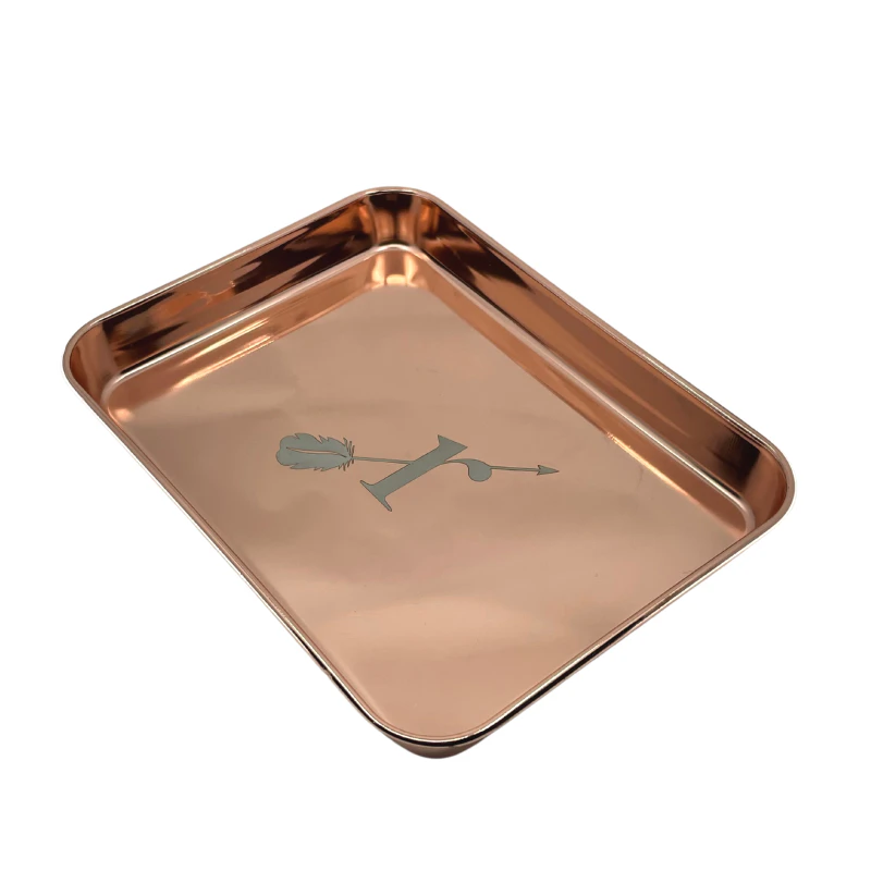 Made By Rebelle - Rose Gold Rolling Tray  Main Image