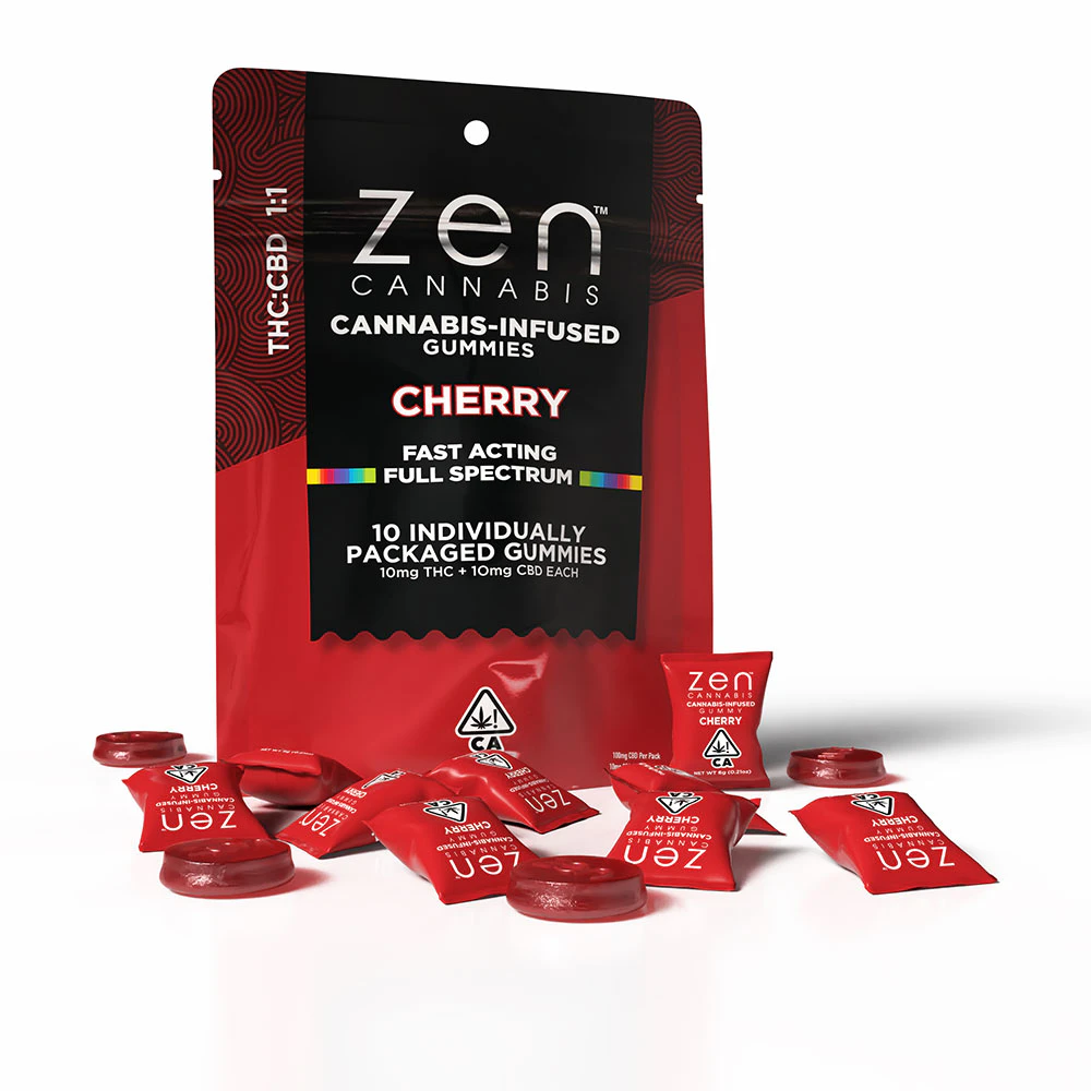 Zen - ZEN | 1:1 Cherry | Gummies 100:100mg Main Image
