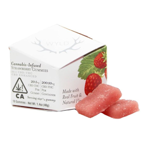 Wyld - Wyld Gummies 210mg 20CBD:1THC Strawberry $22
