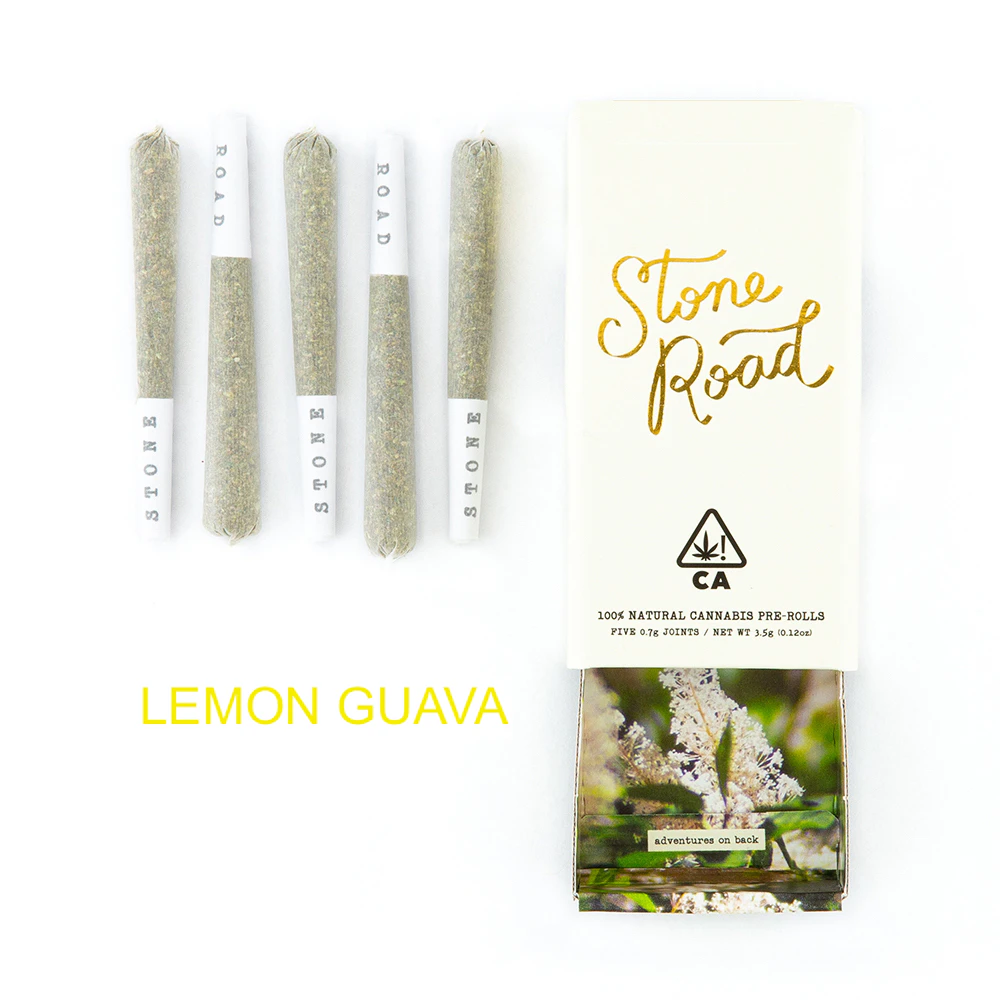 STONE ROAD - Stone Road Lemon Guava preroll 5 pack (S) 3.5g Main Image