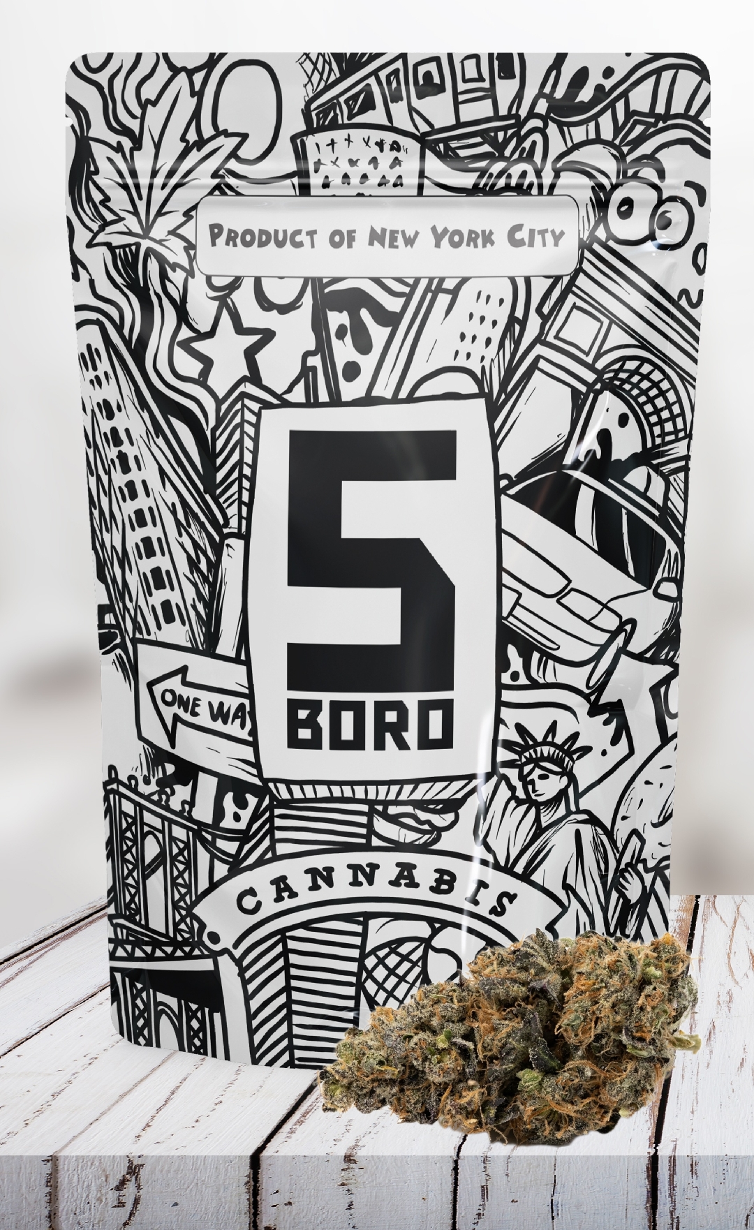 5boro Cannabis Garlic Zkittlez 3.5g Housing Works Cannabis Co NYC