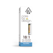18:1 - Vape Cart - CBD:THC - .5g - Care By Design