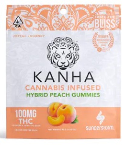 Kanha - Peach Gummies 100mg