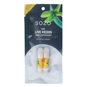Now & Laters - Sozo - Live Resin Cartridges - 2x0.5g