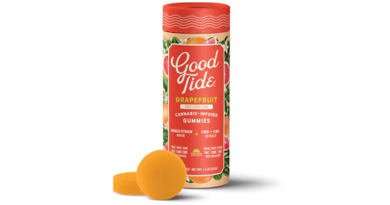 Good Tide - Good Tide - Grapefruit 1:1:1 THC:CBD:CBC Rosin Gummies - 300mg
